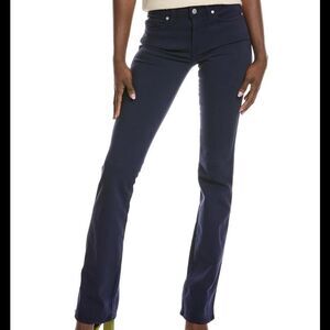 7 For All Mankind Kimmie Jeans Womens 28 Dark Blue Wash Straight Leg Stretch